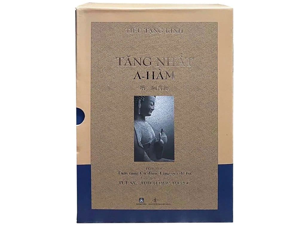 Ảnh bìa TĂNG NHẤT A-HÀM (Bộ 4 quyển, bìa mềm)