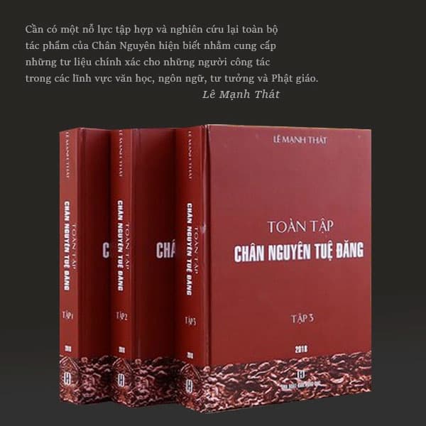 Ảnh bìa TOÀN TẬP CHÂN NGUYÊN TUỆ ĐĂNG (Bộ 3 quyển)